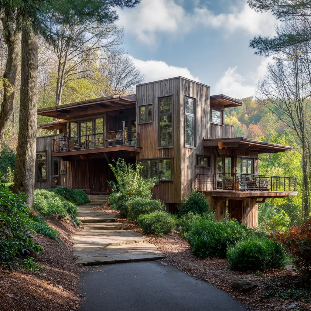A home in North Asheville, North Carolina